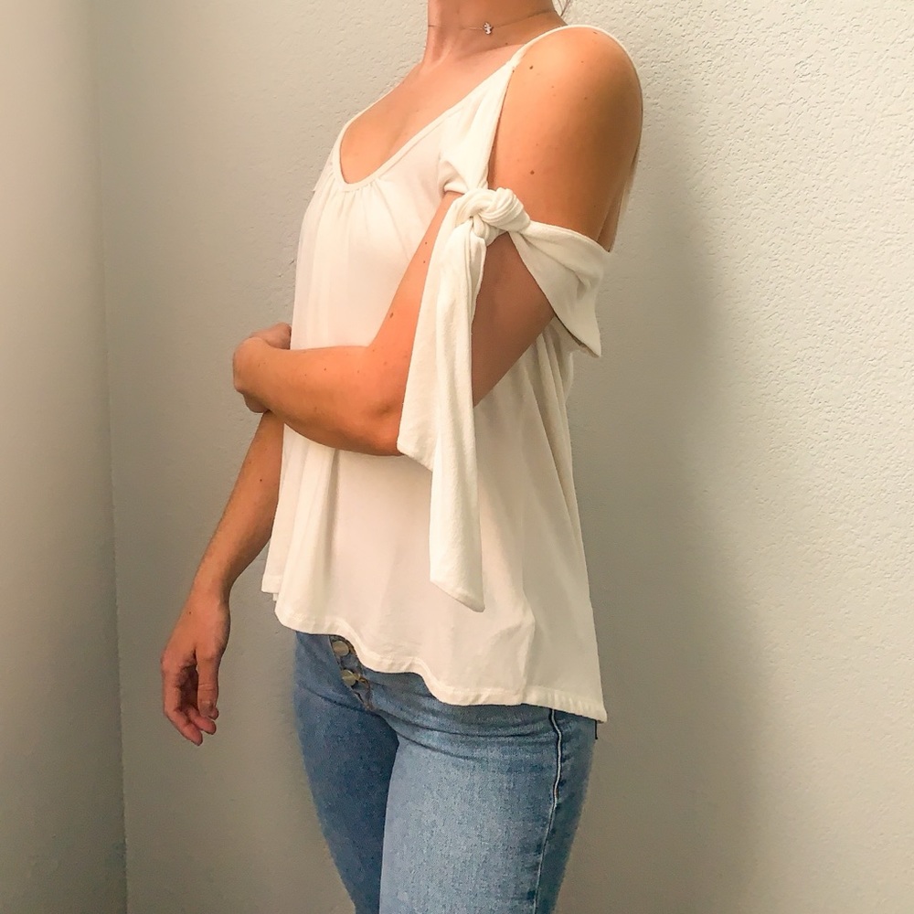 Free People Cold Shoulder Top